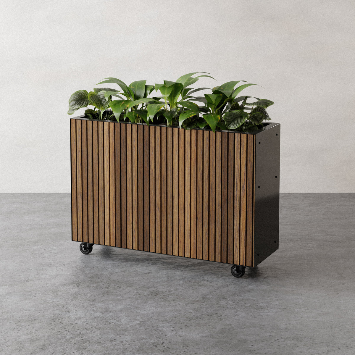ALLO Planter Box Aluminium Planter with Spotted Gum Timber