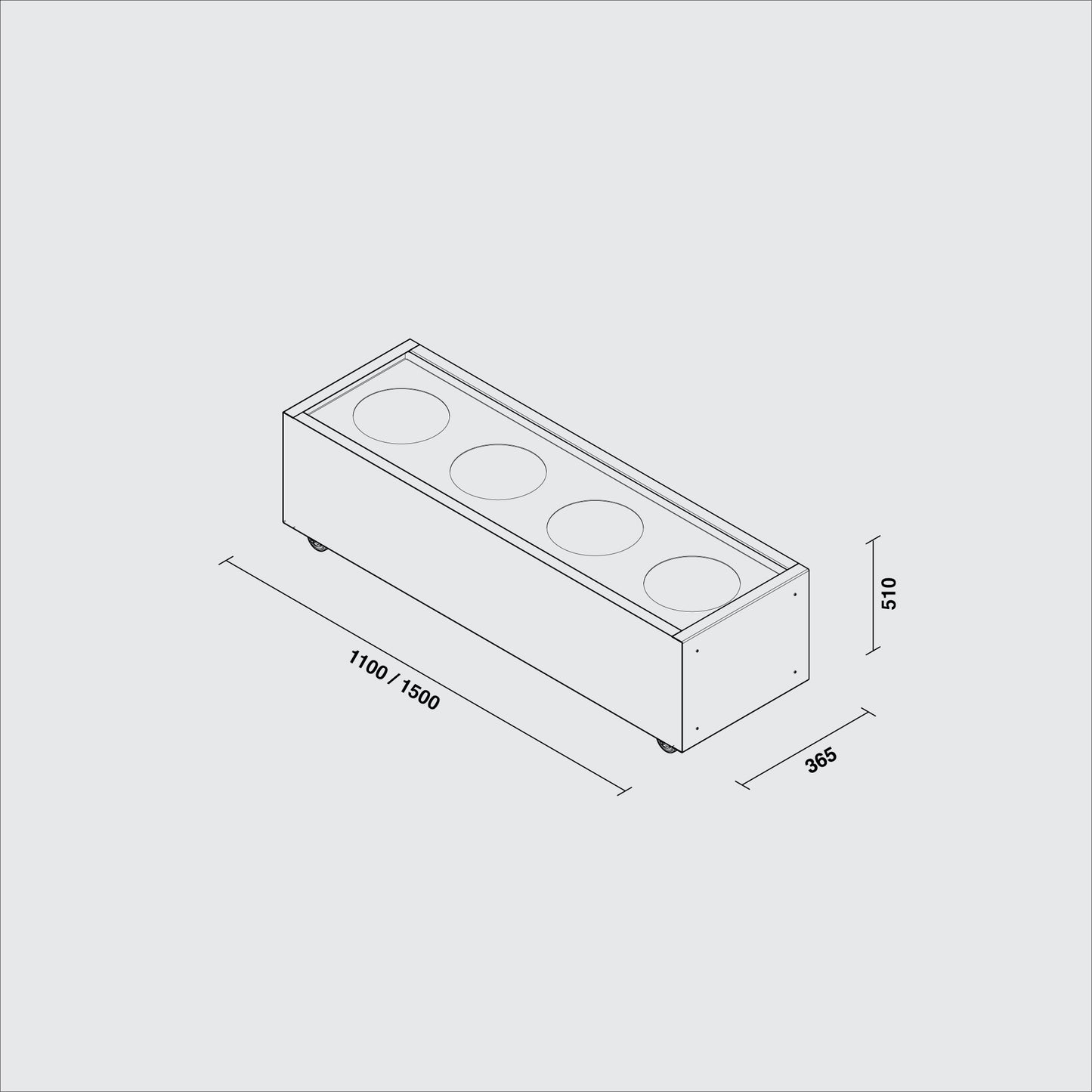 ALLO OSB Low Planter