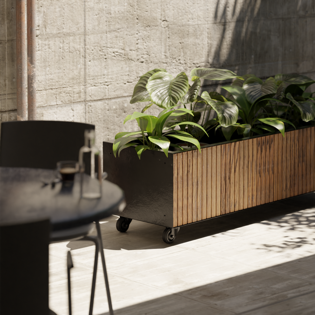 ALLO Clad Low Planter