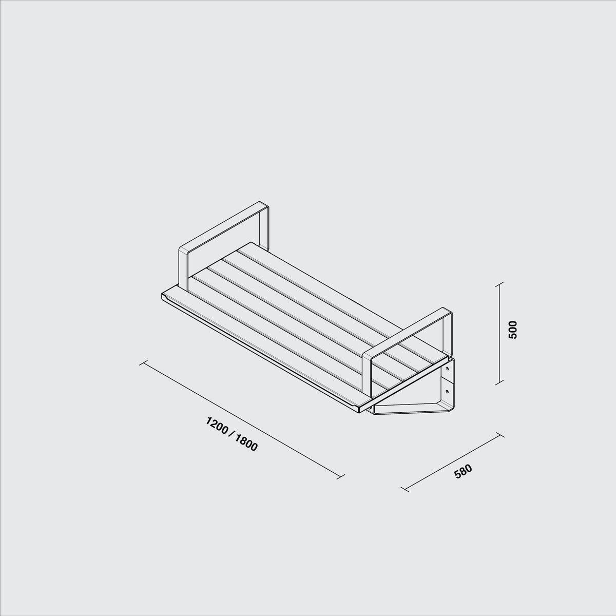 Frederick Bench Wall Seat