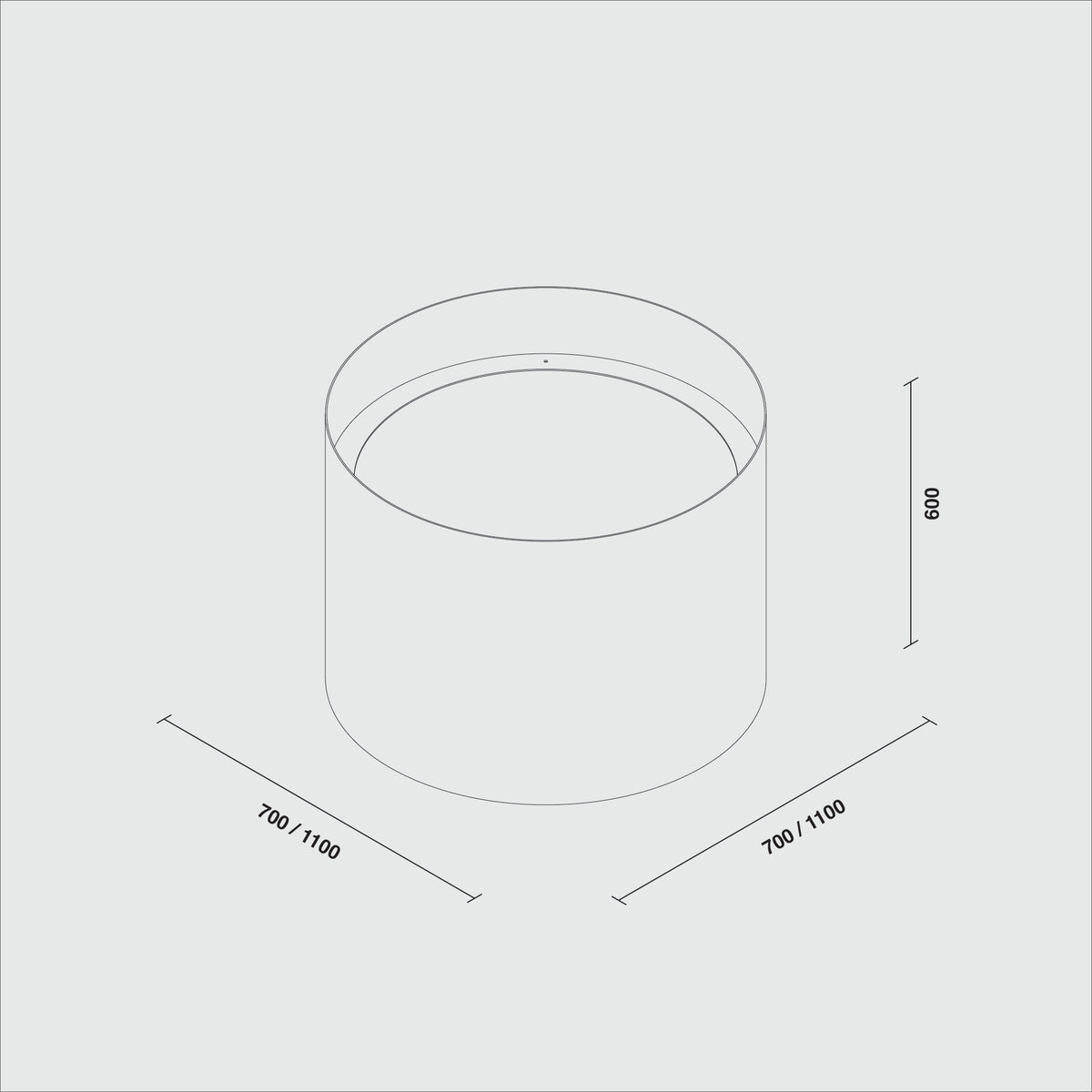 Cosmo Round Planter